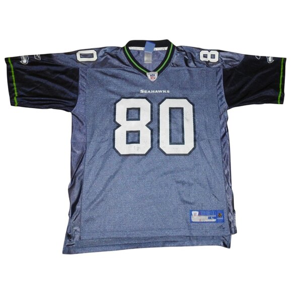 RARE Vintage Reebok JERRY RICE #80 Seattle Seahawks Jersey Size Large